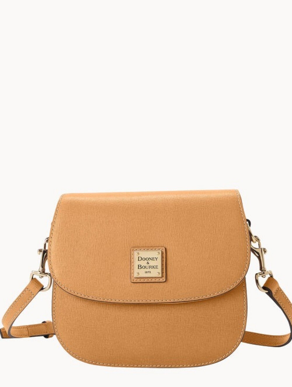 Dooney & Bourke Tan Crossbody Saddle Bag